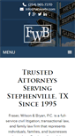 Mobile Screenshot of fwblawtx.com